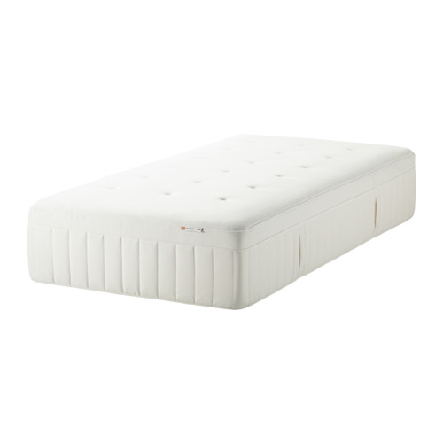HESSTUN Spring mattress Twin, medium firm/white IKEA