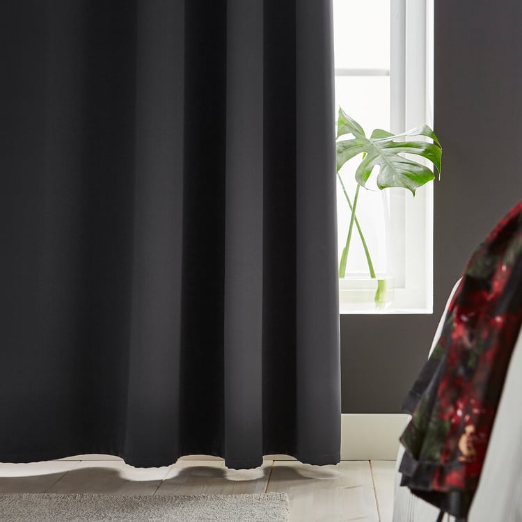 blackout curtains, 1 pair, gray, 145x250 cm (57x98") IKEA CA