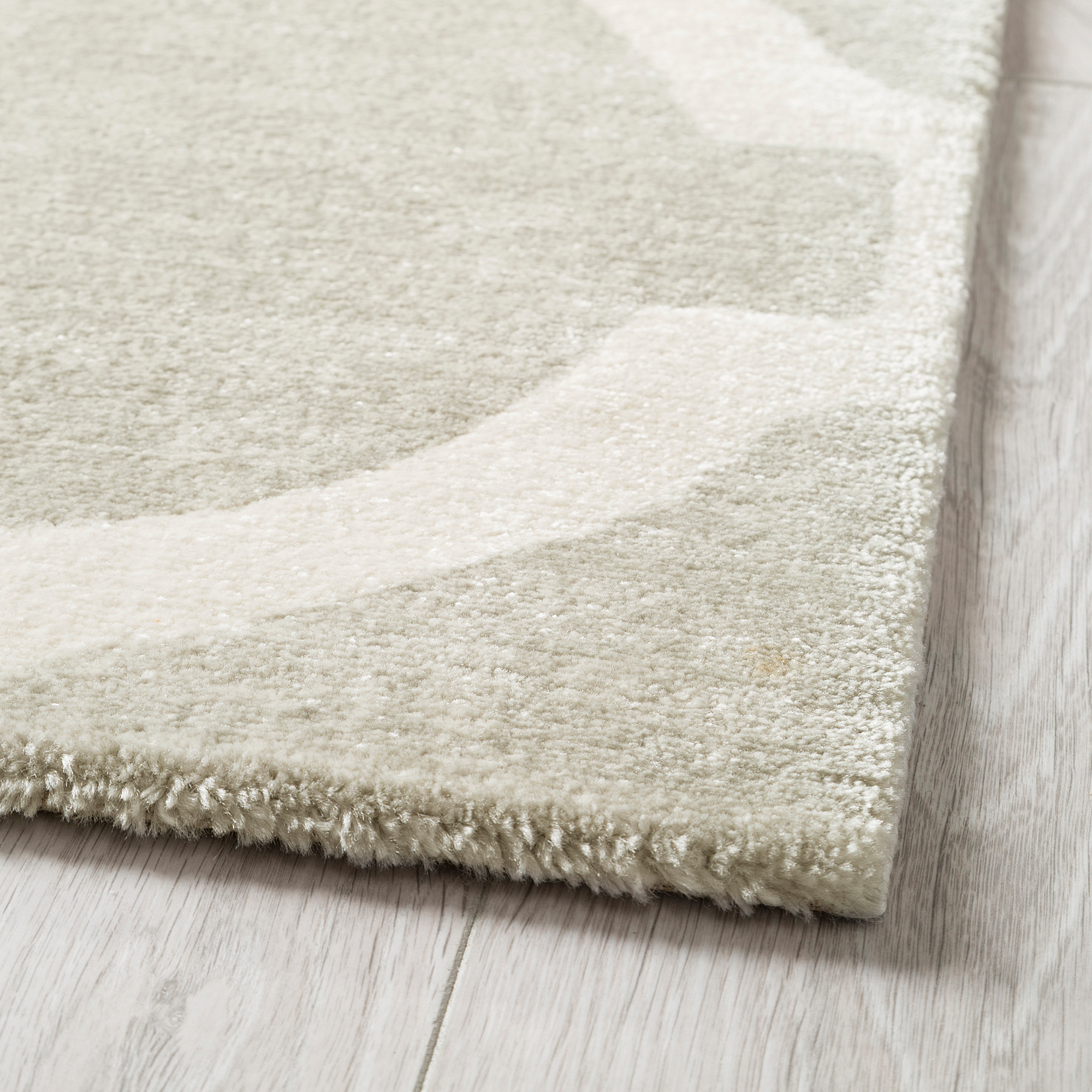 HILLESTED Rug, low pile, gray/white, 5'3"x7'7" (160x230 cm) IKEA