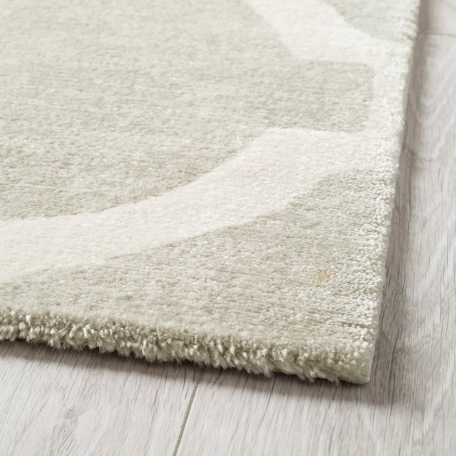 HILLESTED Rug, low pile, gray/white, 160x230 cm (5'3"x7'7") IKEA CA