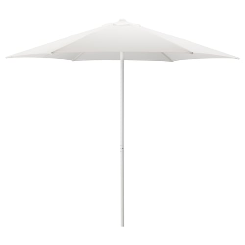 HÖGÖN patio umbrella, white, 270 cm (1061/4") IKEA CA