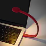 HÖSTULOTA LED USB lamp, red, 12 "