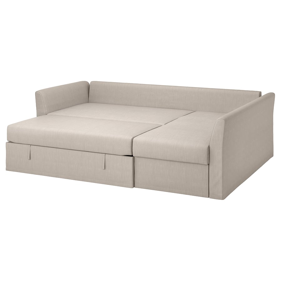 HOLMSUND corner sofabed, Nordvalla beige IKEA CA