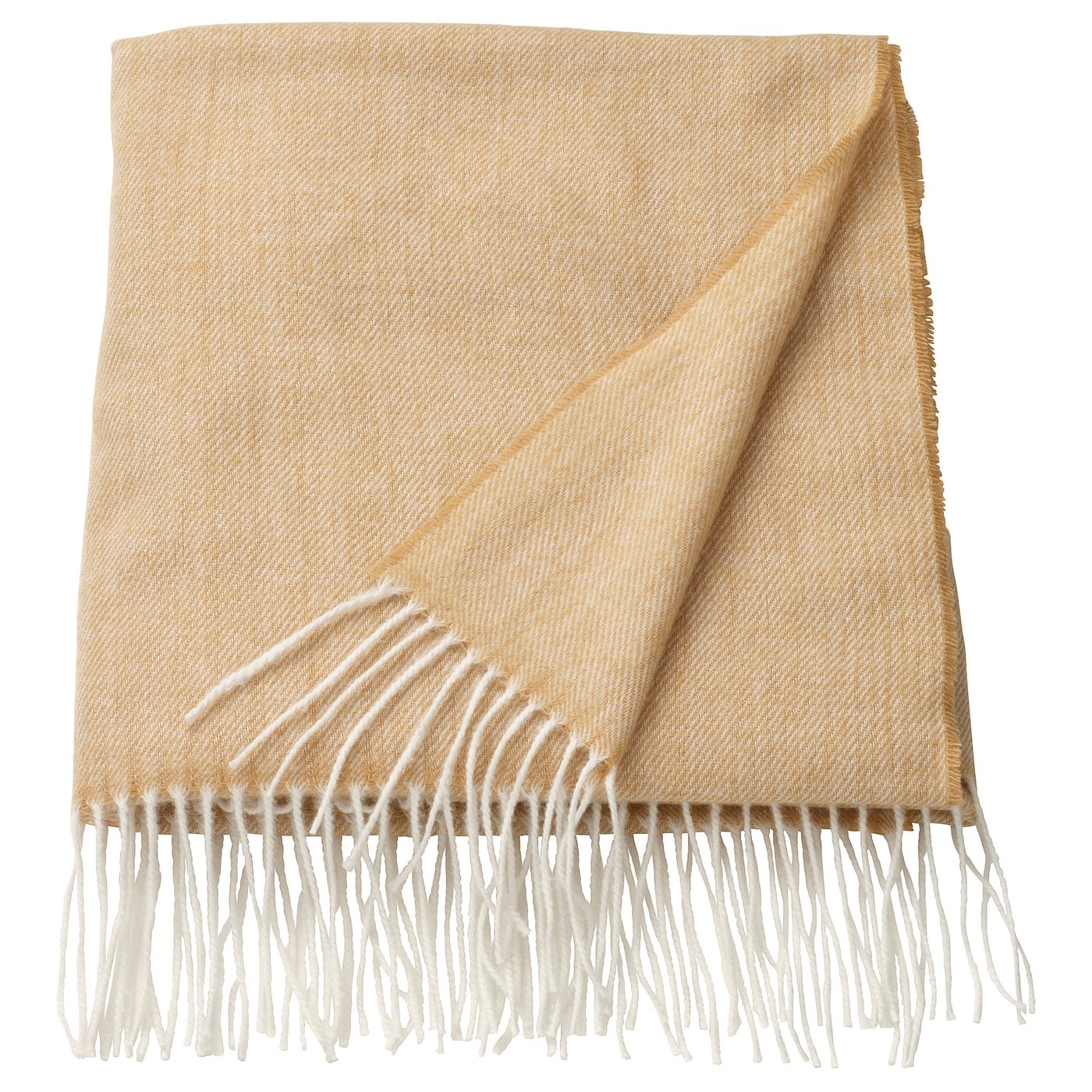 HOLMVI throw, beige-yellow, 120x160 cm (47x63