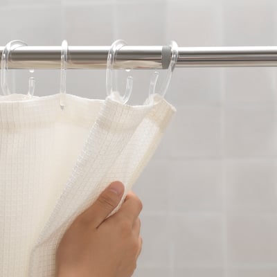 HORNEN Shower curtain tension rod, 47-79 "
