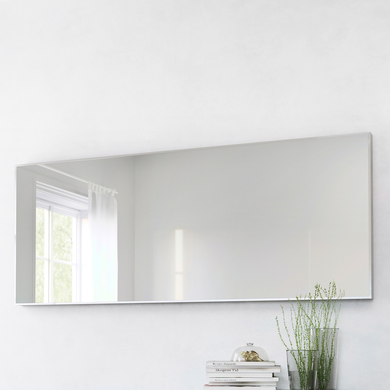HOVET Mirror, aluminum, 303/4x771/8" (78x196 cm) IKEA