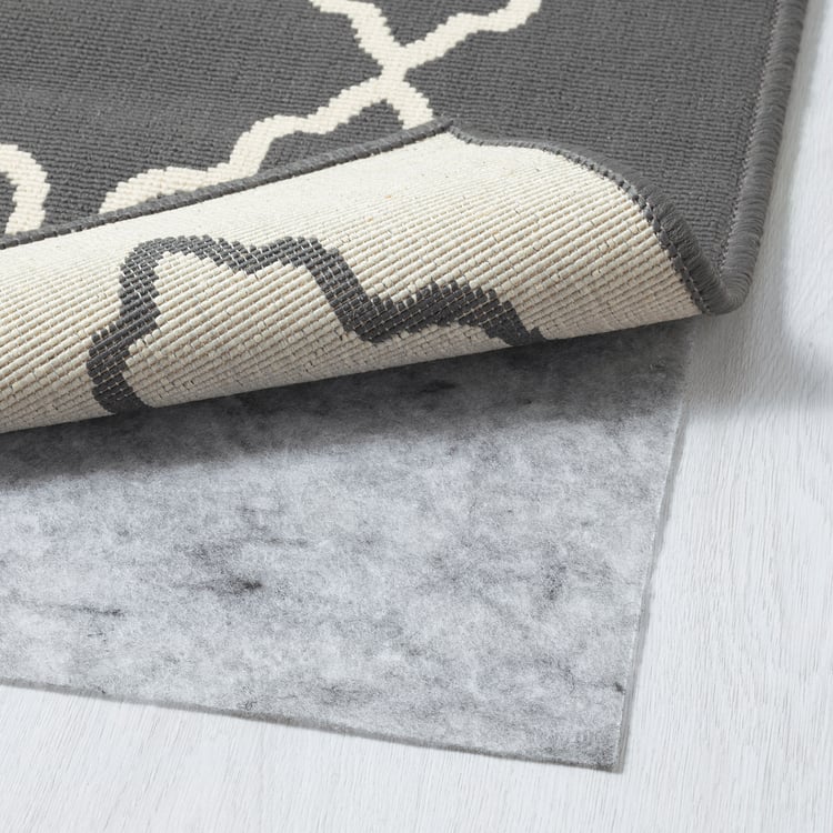 HOVSLUND rug, low pile, dark gray, 200x300 cm (6'7"x9'10") IKEA CA