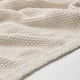 IKEA KUSTFYR Throw Blanket - Halloween Flying Ghosts Pattern, Cotton, White/Black, 51x67 Inches