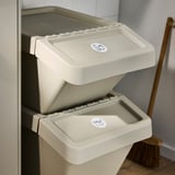 HUSBONDE 12-piece sticker set, trash & recycling