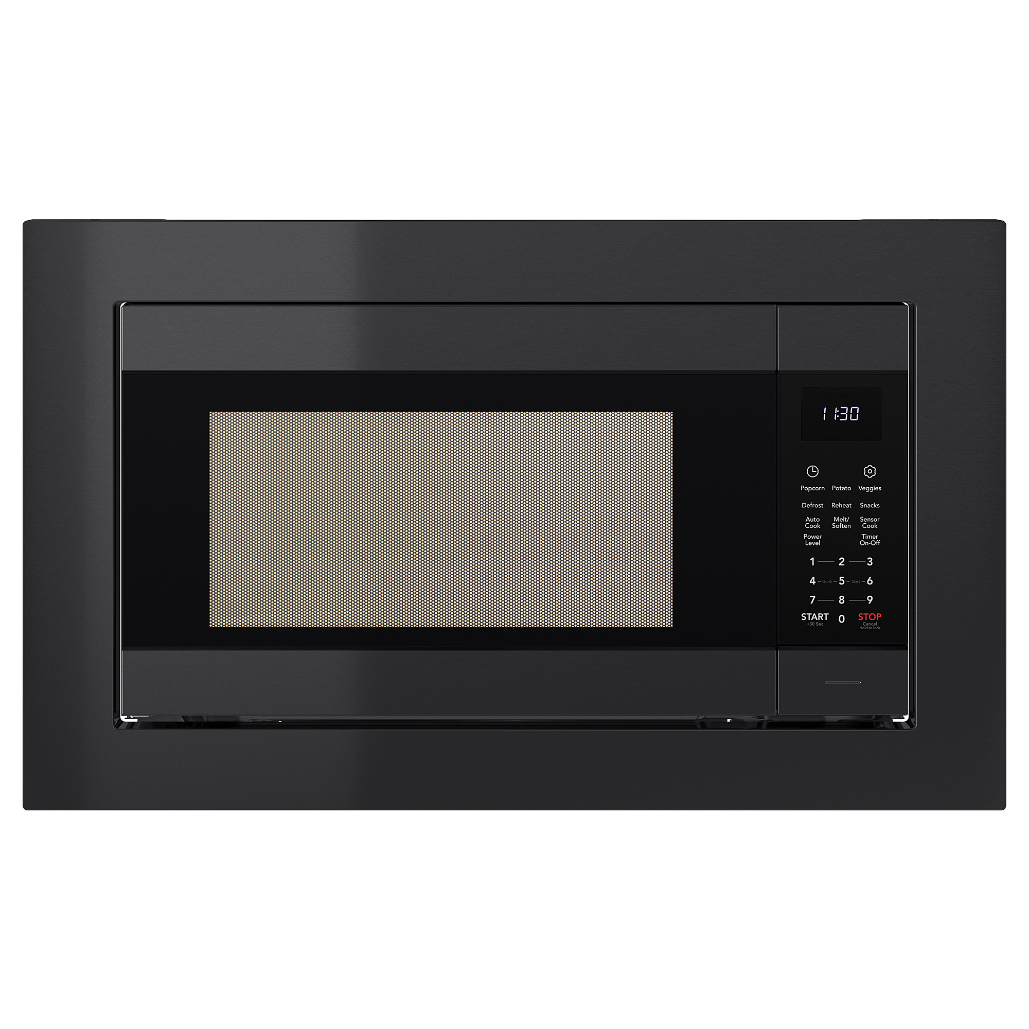 HUVUDSAKLIG Builtin microwave black Stainless steel IKEA