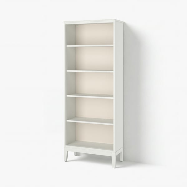 IDANÄS Bookcase, white, 31 7/8x15 3/8x83 1/8 "