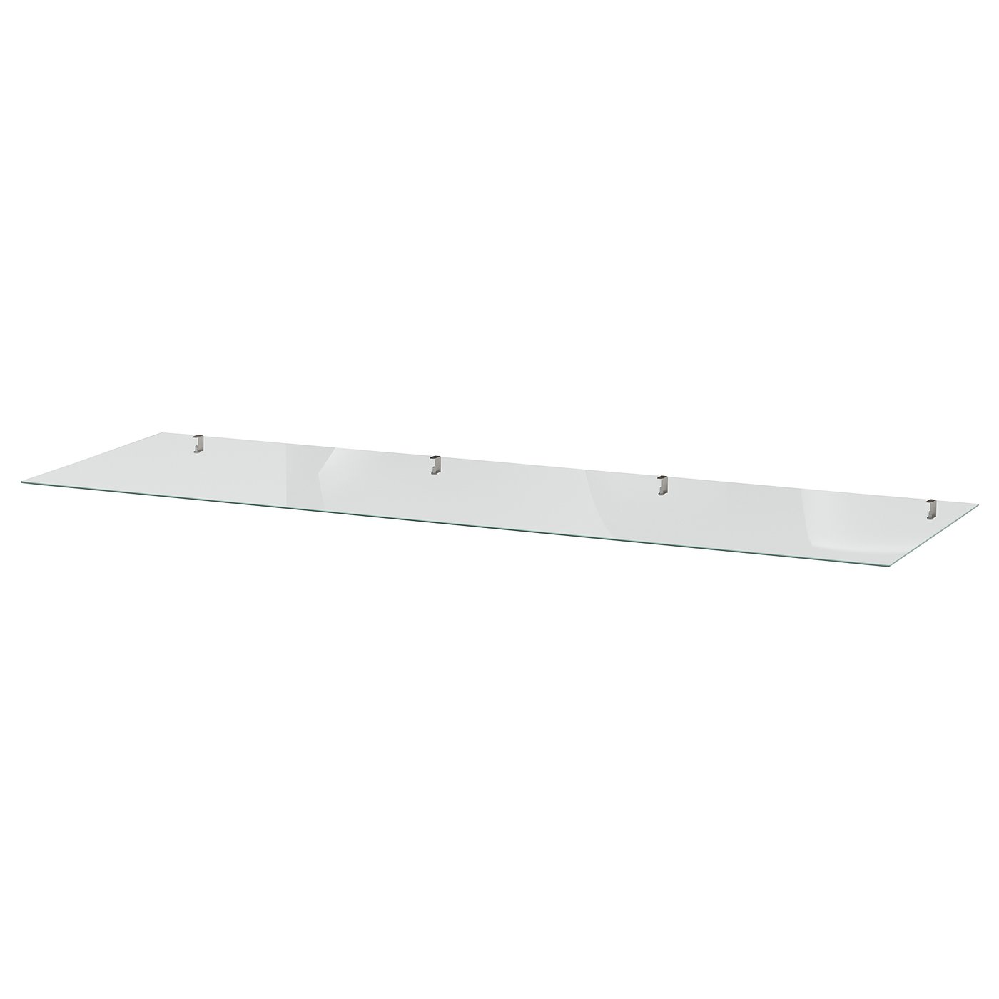 IDANÄS Glass top - transparent 162x50 cm (63 3/4x19 5/8 ")