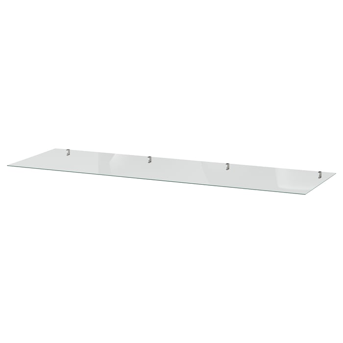 IDANÄS glass top, transparent, 162x50 cm (633/4x195/8") - IKEA CA