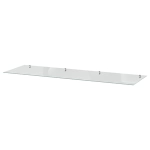 IDANÄS Glass top, transparent, 63 3/4x19 5/8 "