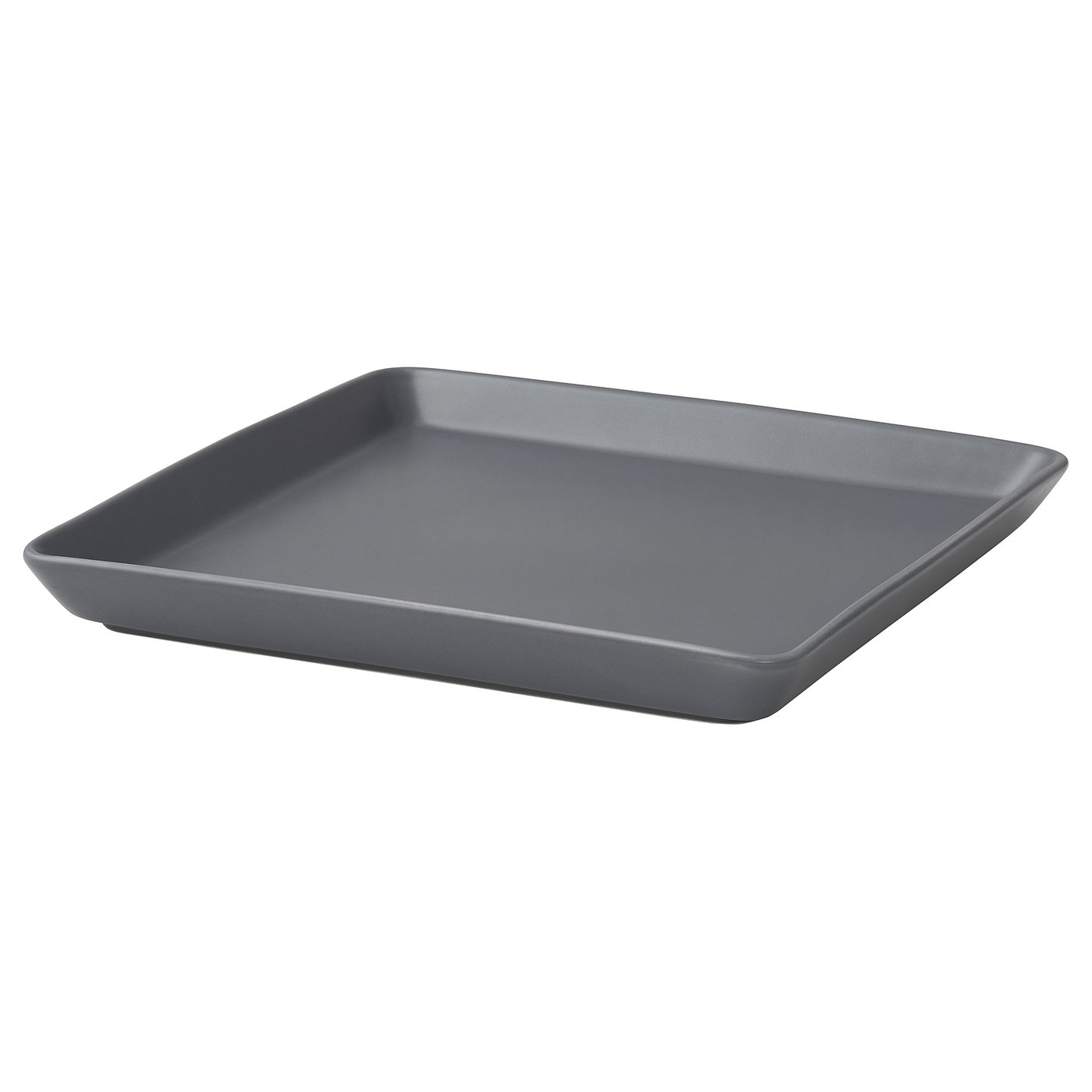 IDEAL candle dish, gray, 25x25 cm (10x10") IKEA CA