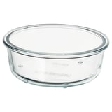IKEA 365+ Food container, round/glass, 14 oz