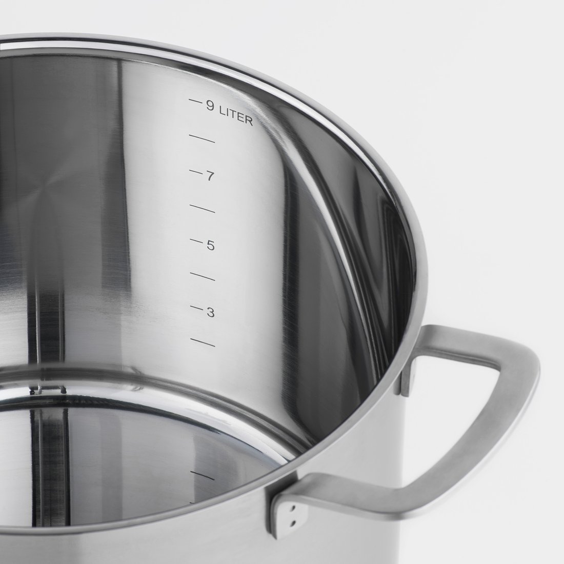 IKEA 365+ Stock pot with lid, stainless steel/glass, 10.6 qt (10 l) IKEA