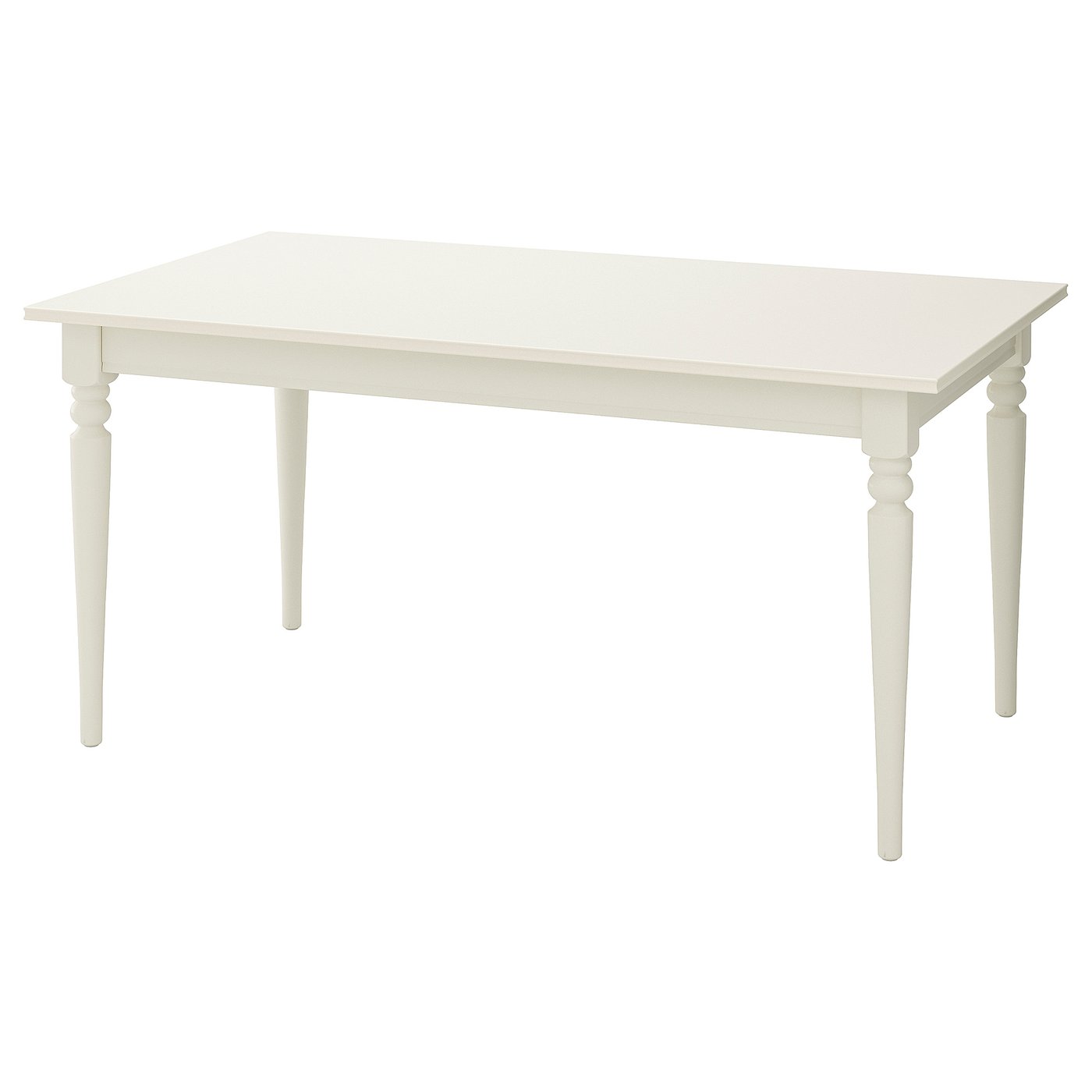 INGATORP extendable table, white, 155/215x87 cm (61/845
