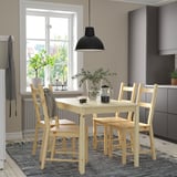 INGO / IVAR Table and 4 chairs, pine, 47 1/4 "