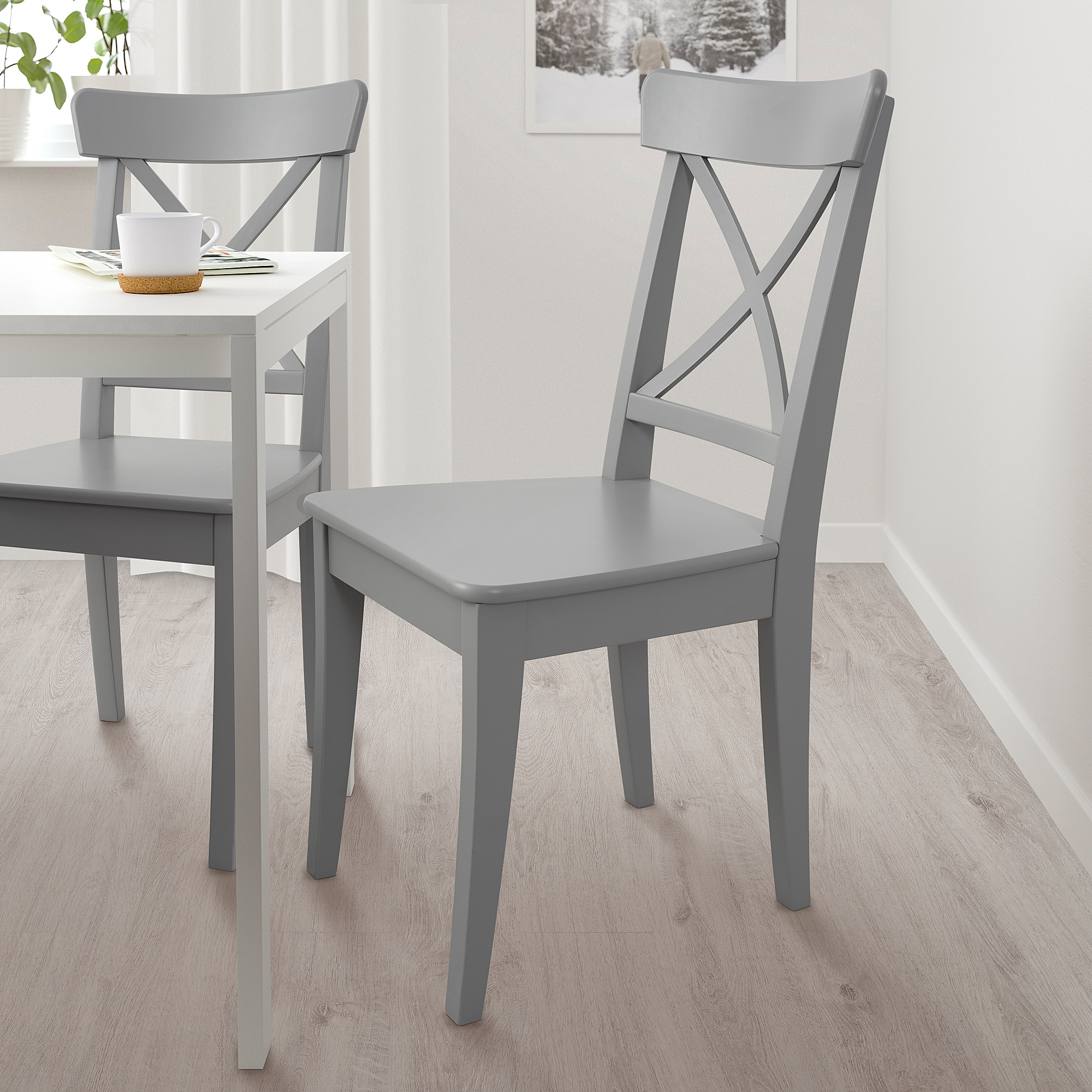 INGOLF Chair, gray IKEA
