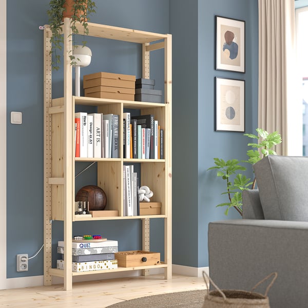 IVAR Shelving unit, 35x11 3/4x70 1/2 "