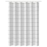 JÄMTSTARR Shower curtain, white/check, 72x72 "