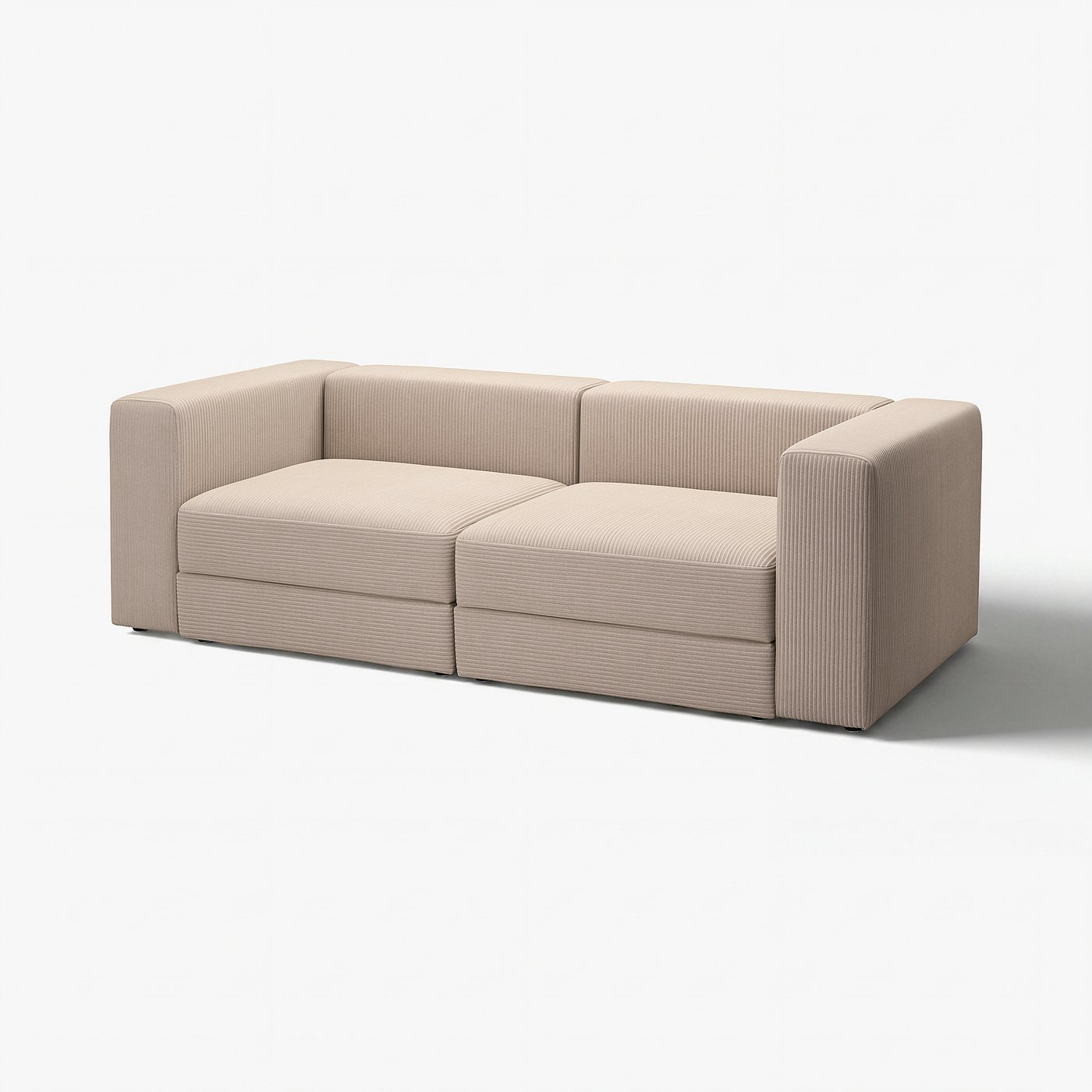 JÄTTEBO sectional, 3-seat, Samsala gray-beige - IKEA CA
