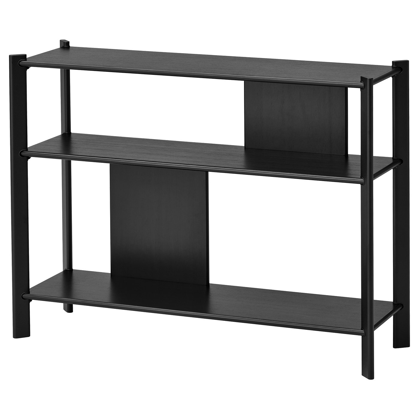 JÄTTESTA side table, black, 95x30 cm (373/8x113/4