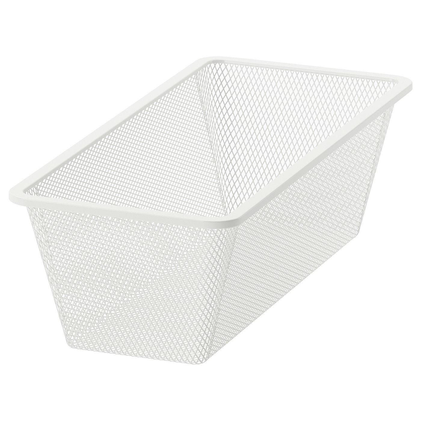 JONAXEL mesh basket, white, 25x51x15 cm (97/8x201/8x57/8
