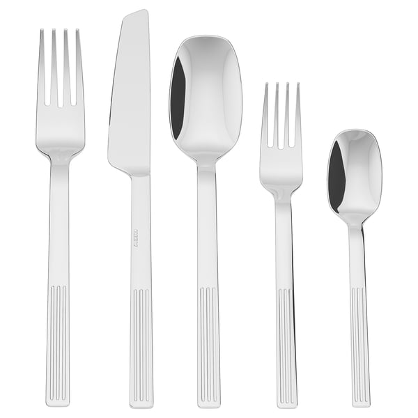 JUSTERA 20piece cutlery set, stainless steel IKEA CA