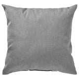 KÄRLEKSGRÄS Cushion, gray, 16x16 "