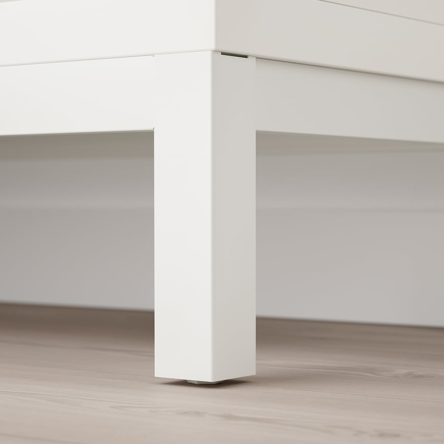 KALLAX base on legs, white, 146x39x18 cm (571/2x153/8x71/8") IKEA CA