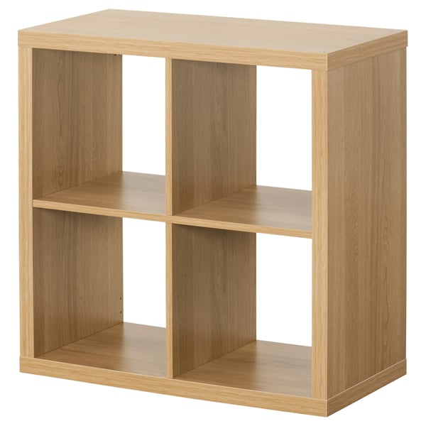 KALLAX shelf unit, oak effect, 77x77 cm (301/8x301/8") IKEA CA