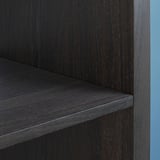 KALLAX Shelf unit with 2 inserts, with 4 drawers/black-brown, 57 5/8x16 3/8 "