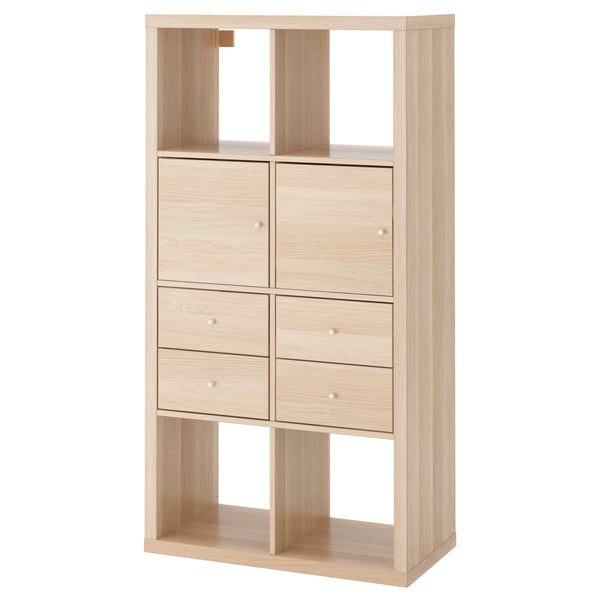 KALLAX shelf unit with 4 inserts IKEA CA