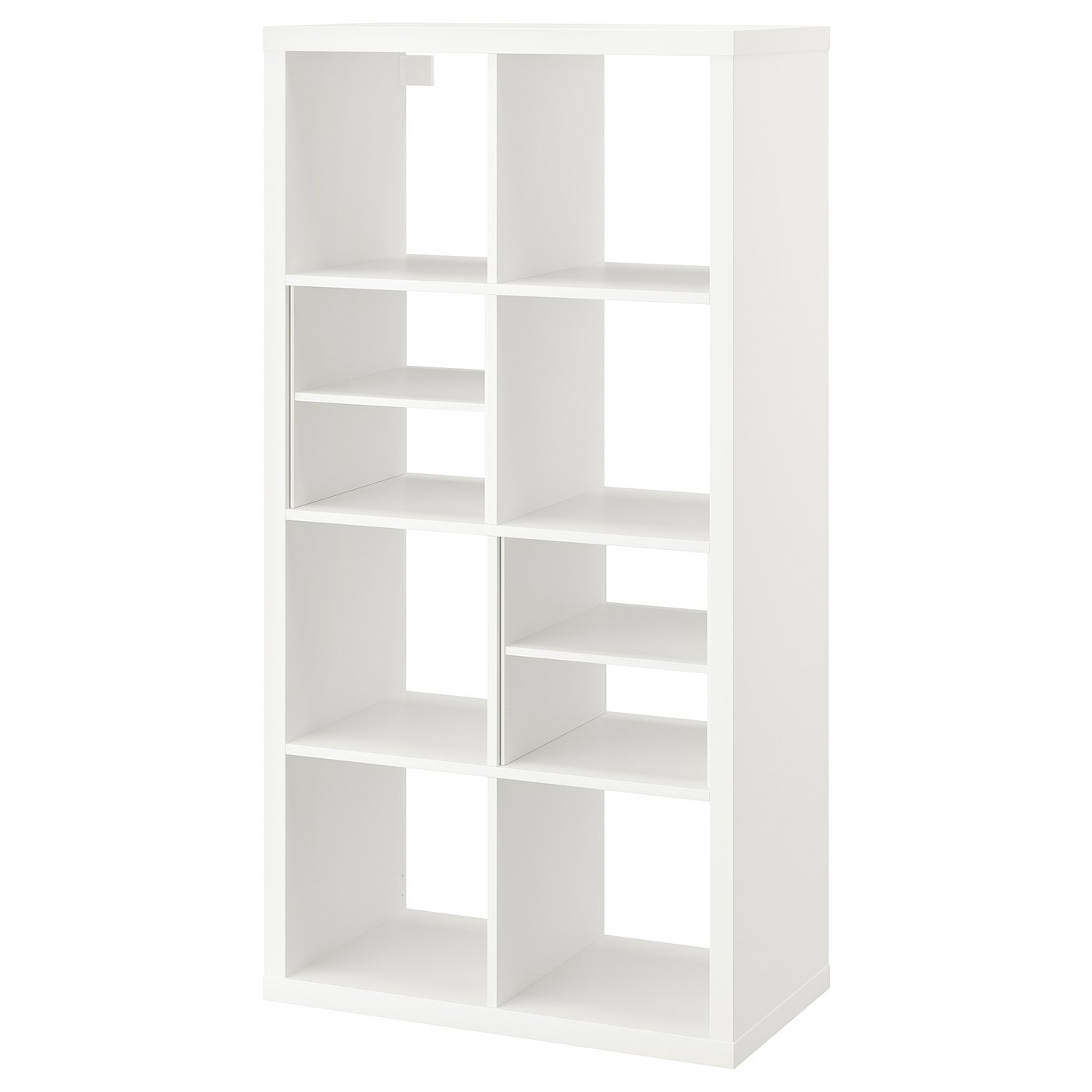 【カズピロー】IKEAホワイトシェルフ 12マス KALLAX shelving unit, with 2 shelf inserts/white, 147x77 cm (575