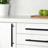 KALLRÖR Handle, stainless steel/black, 8 3/8 "