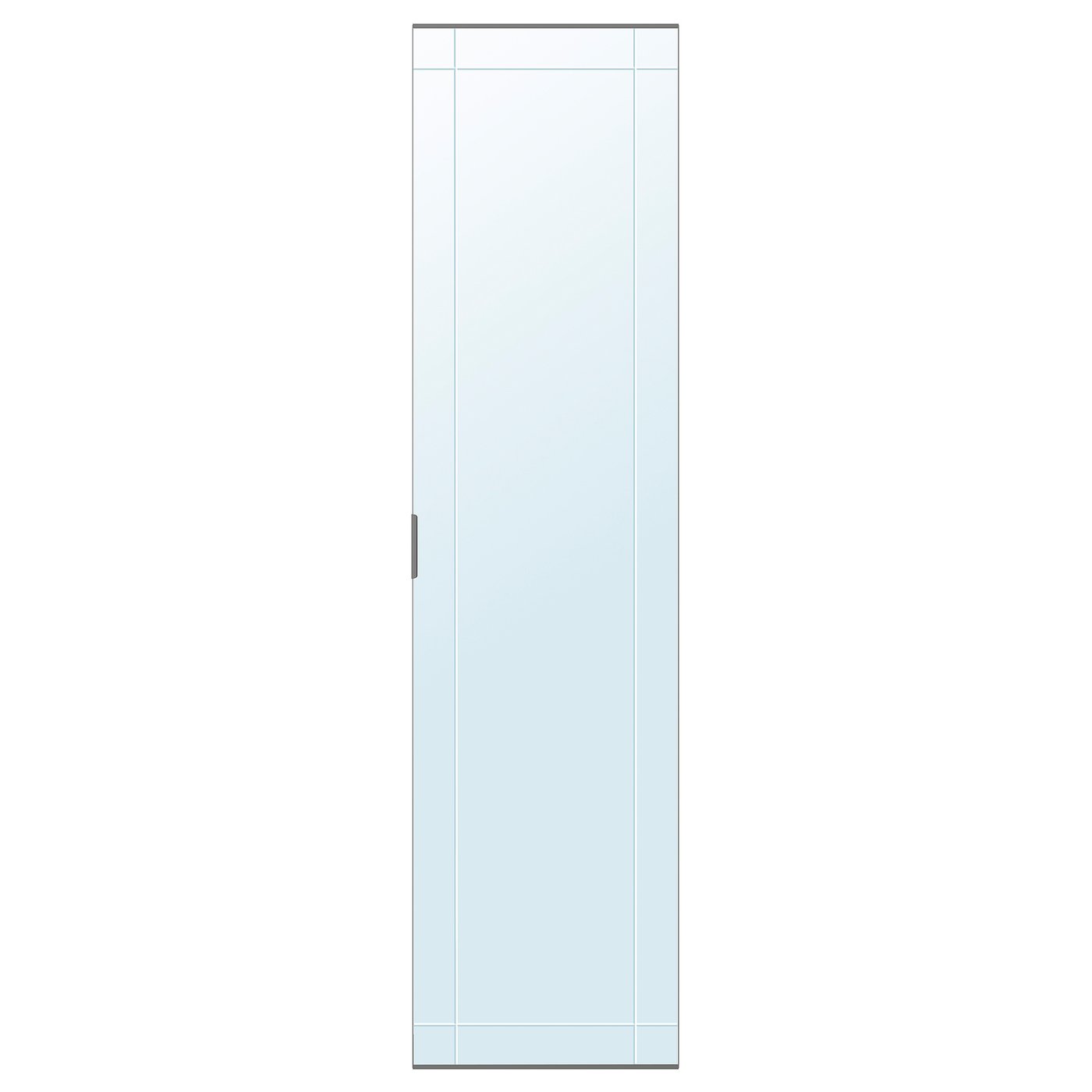 Kamako KAMMARTORP mirror door, gray, 50x195 cm (191/2x765/8