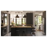KARLBY Countertop, oak/veneer, 98x1 1/2 "