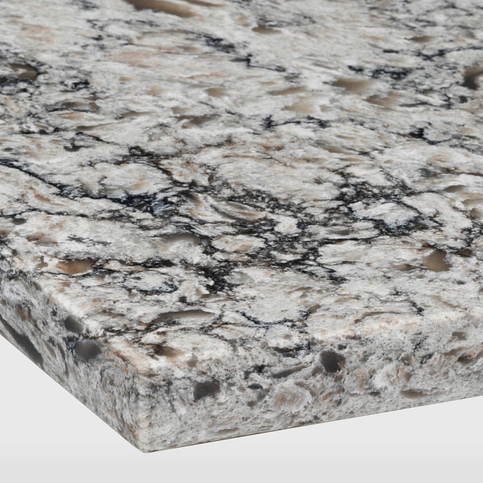 KASKER Custom countertop light gray/beige/glitter/marble effect