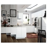 KASKER Custom countertop, light gray/dark gray mineral effect/quartz, 1 1/8 "