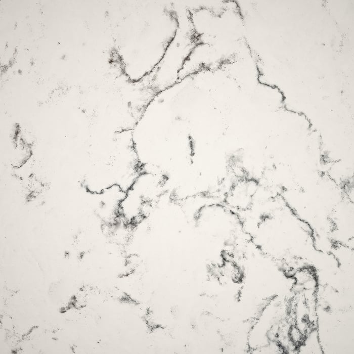 KASKER Custom countertop offwhite gray marble effect/quartz IKEA CA