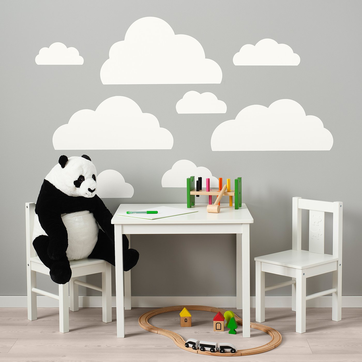 Kinnared Decorative Stickers Cloud Ikea