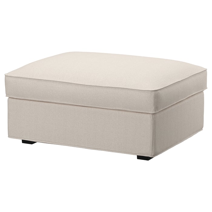 KIVIK footstool with storage, Tresund light beige IKEA CA