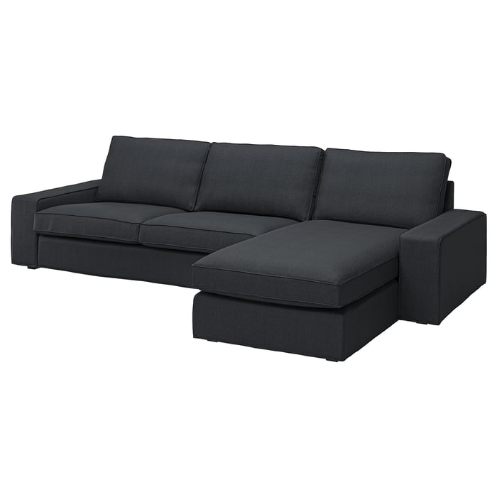 KIVIK Sofa with chaise lounge, Tresund anthracite IKEA CA