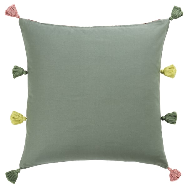 KLARAFINA Cushion cover handmade pink, green IKEA