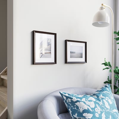 KLOTKÖRSBÄR Frame, oak effect/dark brown, 8x10 "