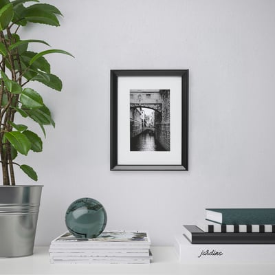 KNOPPÄNG Frame, black, 8x10 "