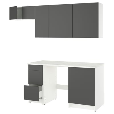 KNOXHULT Kitchen, dark gray, 93x24x88 "