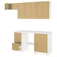 KNOXHULT Kitchen, oak effect, 93x24x88 "